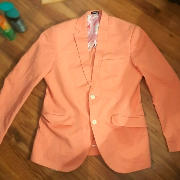 GIOVONI WOMANS BLAZER SALMON PINK - Picture 1 of 2